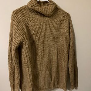 Tan turtle neck sweater